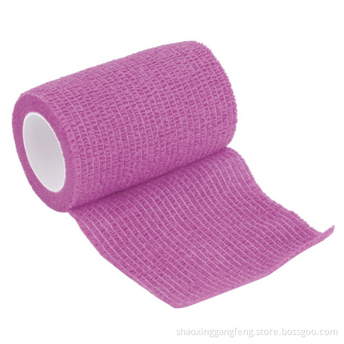 Medical sports self adhesive vet wrap elastic bandage